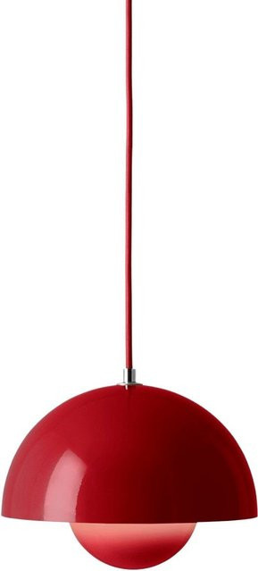 &Tradition Flowerpot VP1 Hängeleuchte aus Metall in Rot oder Silber mit E27 Fassung - Bild 1