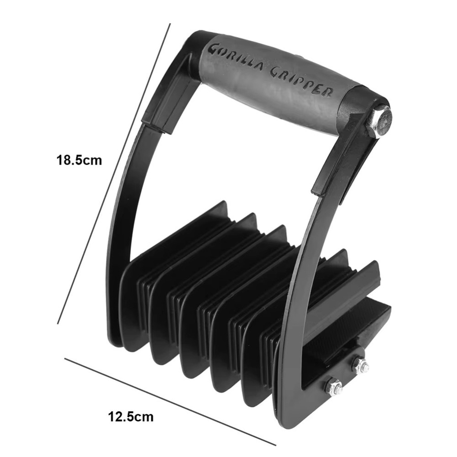 Einhand-Griff für Holz-Klemmen aus Metall in Schwarz, 2er-Set - Bild 3