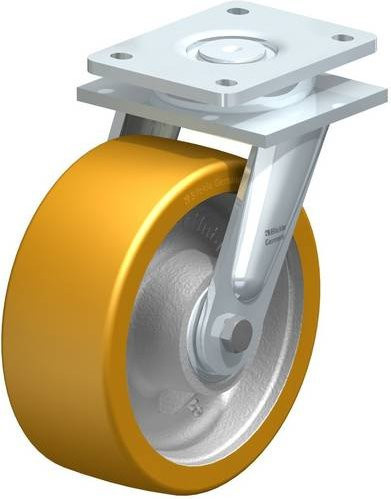 Blickle Lenkrolle LO-GTH 202K aus Stahl mit 200 mm Rad-Durchmesser und 1100 kg Tragfähigkeit - Bild 1