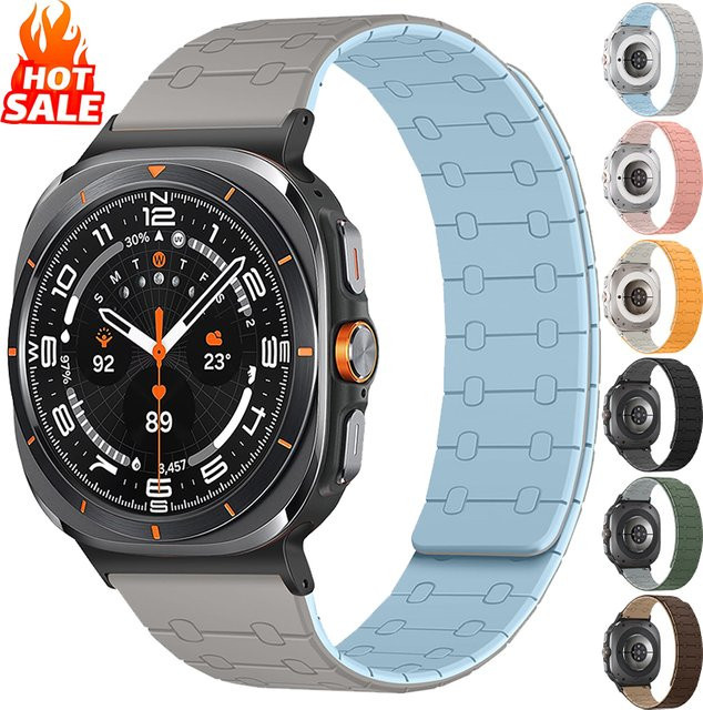 CAOWTAN Uhrenarmband Silikon, Magnetisch, Unisex - Bild 1