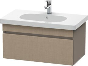 Duravit Waschtischunterschrank DuraStyle, Farbe: Beige, B/T/H: 80 x 45,3 x 39,8 cm, wandhängend, 1 Auszug - Bild 1