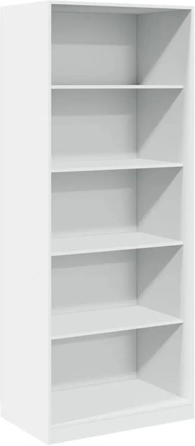 vidaXL Kleiderschrank Weiß mit Regalfächern aus MDF, B/T/H: 80 x 50 x 200 cm - Bild 1