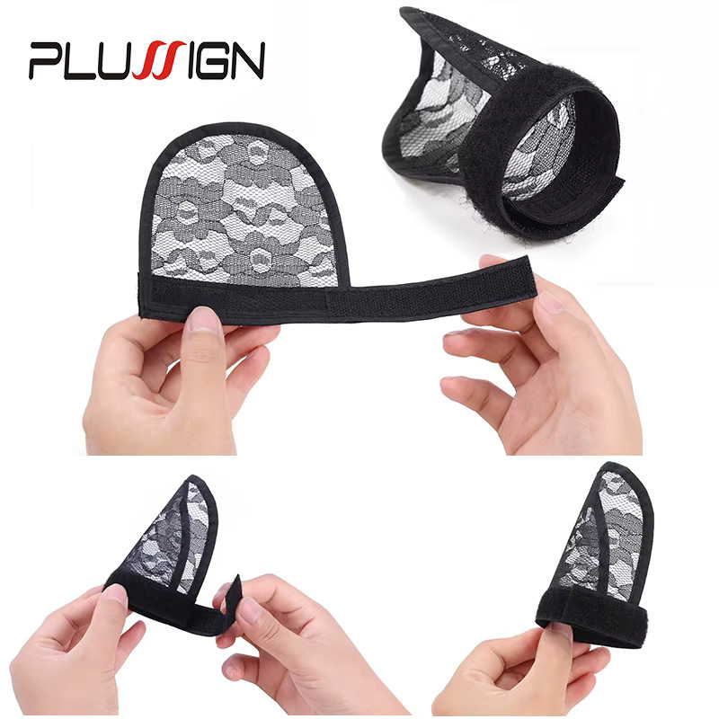 Plussign Pferdeschwanznetz, 5 Stück, Schwarz, Damen - Bild 4