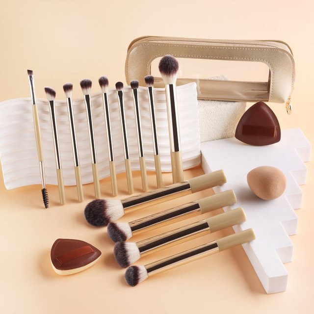 Ronshadow Make-up-Pinsel-Set, 13-teilig, mit Aufbewahrungstasche, Unisex - Bild 1