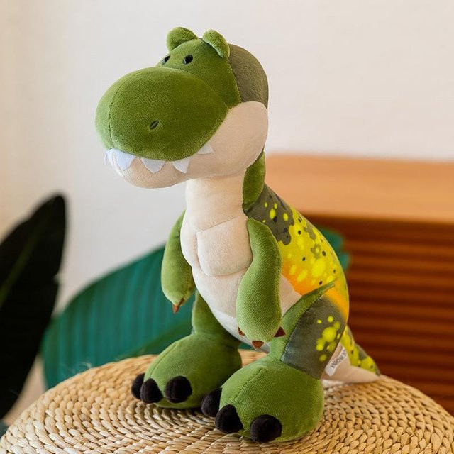 Bruder Dinosaurier Tyrannosaurus rex Plüschtier Puppe, grün - Bild 1