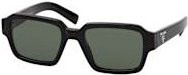 Prada PR 02ZS Sonnenbrille, Quadratisch, Herren, Vollrand, Schwarz, Kunststoff - Bild 1