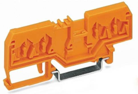 WAGO 280-835/056-000 Konturengleiches Distanzgehäuse in Orange, 100 Stück - Bild 1