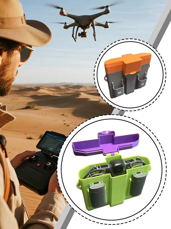 DJI Neo2 GRT Drohne Schutzhülle - Tragbare leichte Hartschalen-Tragetasche aus 3D-Druck - Bild 3