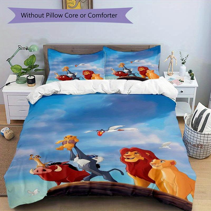 3-teiliges König der Löwen Bettwäsche-Set mit Simba und Timon von YglEight, Multicolor, Polyester, B/H: 200 x 200 cm - Bild 2