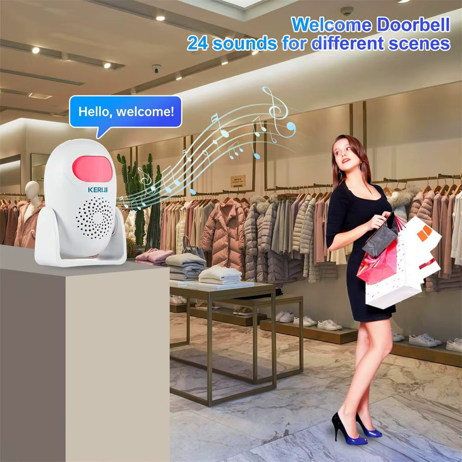 KERUI M120 Smart Motion Detektor PIR Infrarot Bewegungsmelder Alarm in Weiß - Bild 4