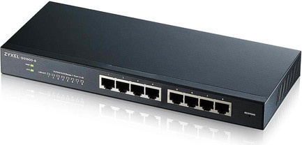 Zyxel GS1900-8 Smart Switch mit 8x GbE Ethernet/LAN Ports, schwarz, fanless - Bild 2