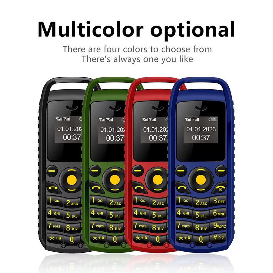 SERVO B25 Super Mini Smartphone 2G GSM Dual-SIM in Grün mit automatischer Anrufaufzeichnung und Magic Voice Funktion - Bild 5