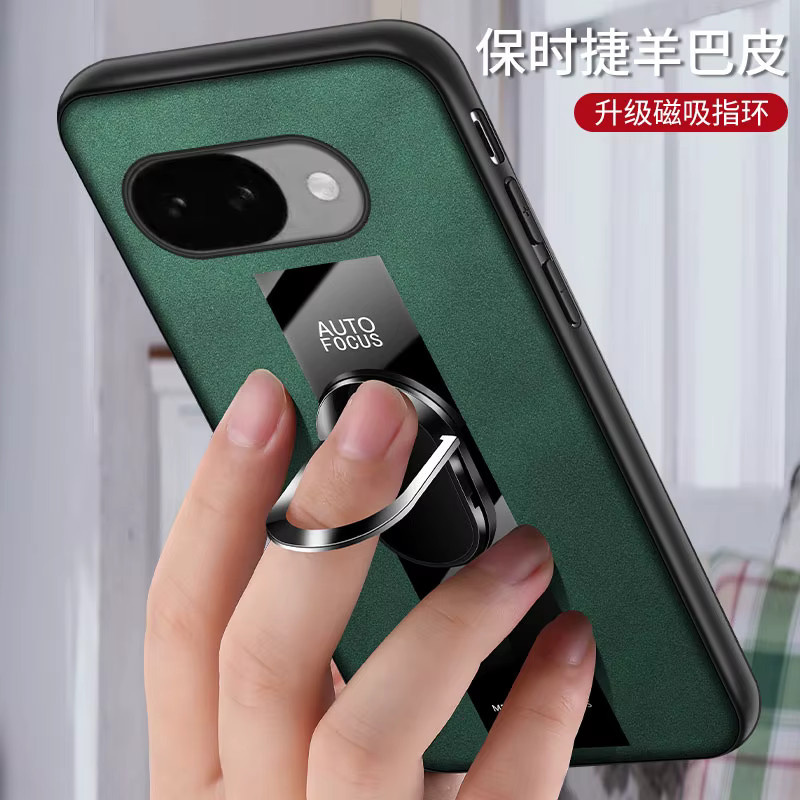 Luxus Porsche Leder Hülle für Google Pixel 10A 10 Pro XL 9A 9 Pro XL stoßfest in Schwarz - Bild 2