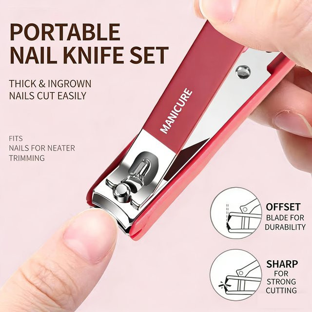 Ouriner Nagelpflege-Set aus Edelstahl, Unisex - Bild 1