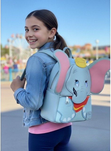 Disney Dumbo Figuraler Mini Rucksack, Doppelschulterrucksäcke - Bild 1