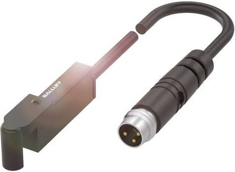 Balluff Magnetfeldsensor BMF 305K-PO-C-2-SA2-S49-00,3 BMF0055 NPN Öffner Schwarz L x B x H: 33,5 x 5 x 10,5 mm - Bild 1