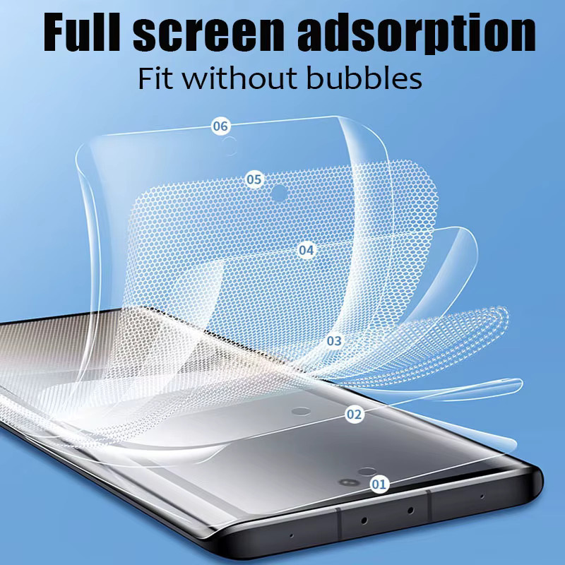 5er Pack Hydrogel-Displayschutzfolie für Samsung Galaxy A55 A35 A25 A15 A05S A14 A34 A54 transparent - Bild 2