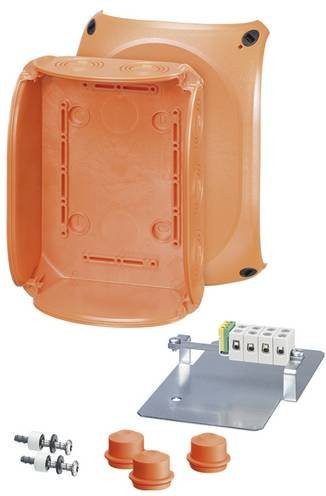 Hensel Abzweigdose halogenfrei und plombierbar in Orange, B: 15,5 cm, L: 21,0 cm - Bild 1