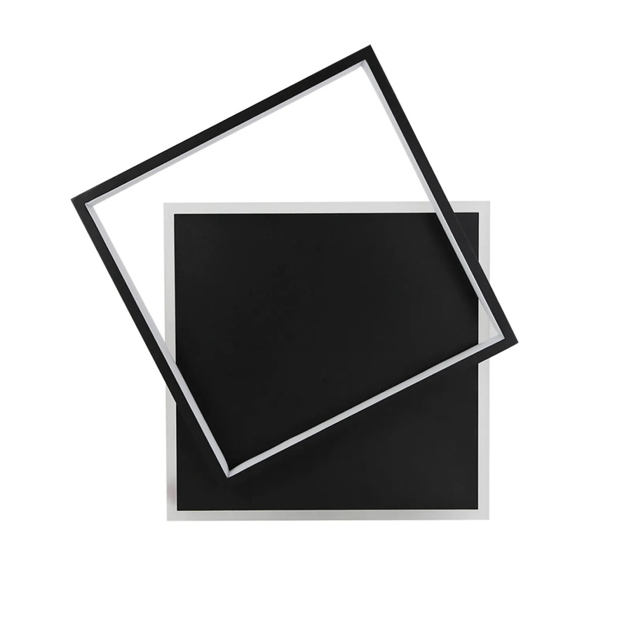 NETTLIFE LED Deckenleuchte aus Metall in Schwarz, modern und dimmbar, Durchmesser: 40 cm - Bild 2