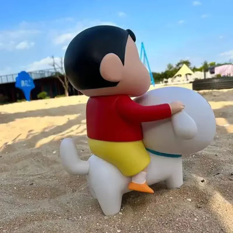 Bandai Crayon Shin-Chan Anime Actionfigur Nohara Shiro Ride Mehrfarbig aus Kunststoff - Bild 6