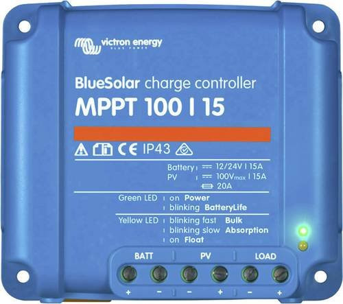 Victron Energy MPPT Laderegler Blue 15A für 12V und 24V - Bild 1