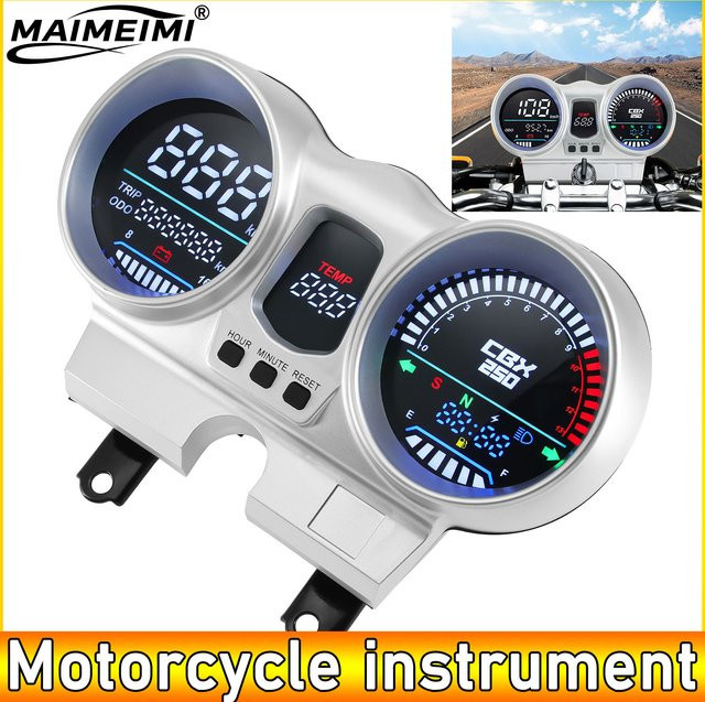 RYSJM Tachometer mit LCD-Display und Kilometerzähler für Honda CBX250 Twister 2001 bis 2008 - Bild 1