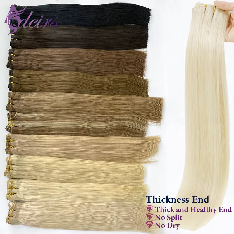 ADEIRS Remy Menschenhaar Extensions, Blonde, 14-24 Zoll - Bild 4