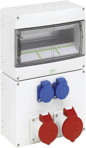 Spelsberg STV 1222-S Verteilerschrank Wandmontage Weiß mit 12 Teilungen - Bild 1