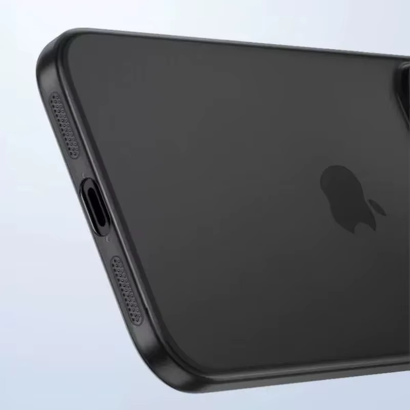 Matte und durchscheinende Handyhülle für Apple iPhone 17 16 15 14 13 Pro Max mit Objektivschutz in Weiß - Bild 5