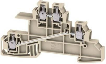 Hager Dreileiterklemme KR02I2 in Beige - Bild 1