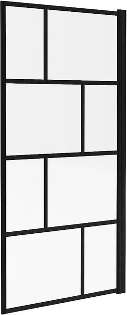 Rivanon Duschabtrennung Schwarz Transparent Höhe: 140 cm, Breite: 90 cm - Bild 1