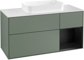 V&B Waschtischunterschrank Finion in Lackoptik, Breite: 120 cm, Tiefe: 50,1 cm, Höhe: 50,1 cm - Bild 1
