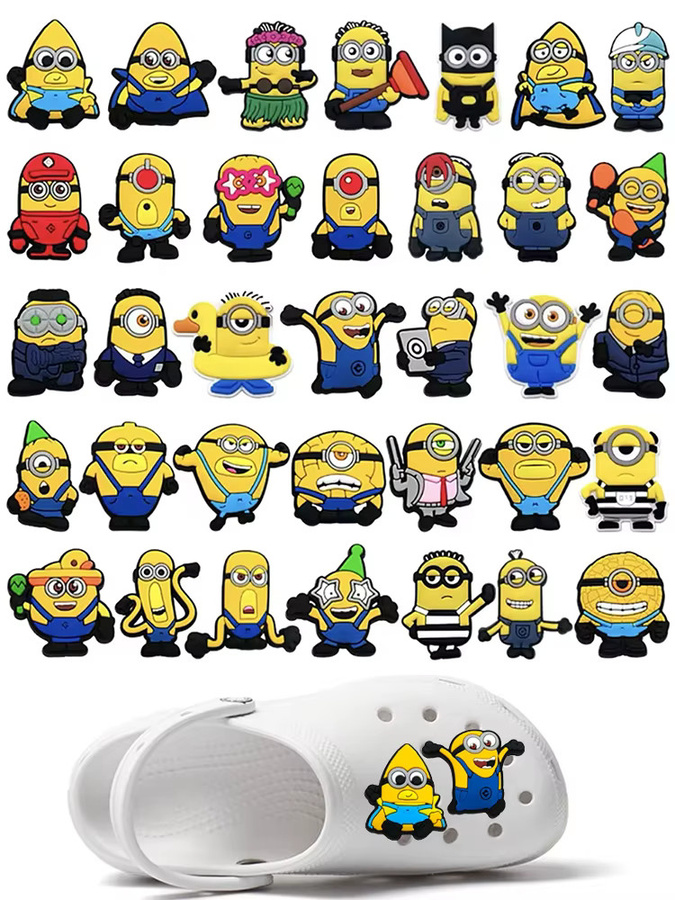 Potdemiel Schuhanhänger Minion Cartoon, Unisex - Bild 5