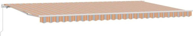 vidaXL Einziehbare Markise Mehrfarbig B: 600 cm, H: 300 cm - Bild 1