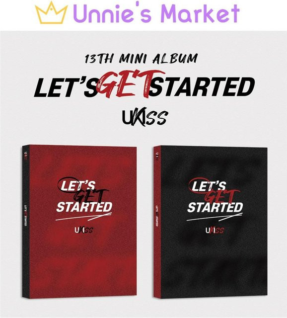 UKISS 13. Mini-Album Let's Get Started Random Version Black CD - Bild 1