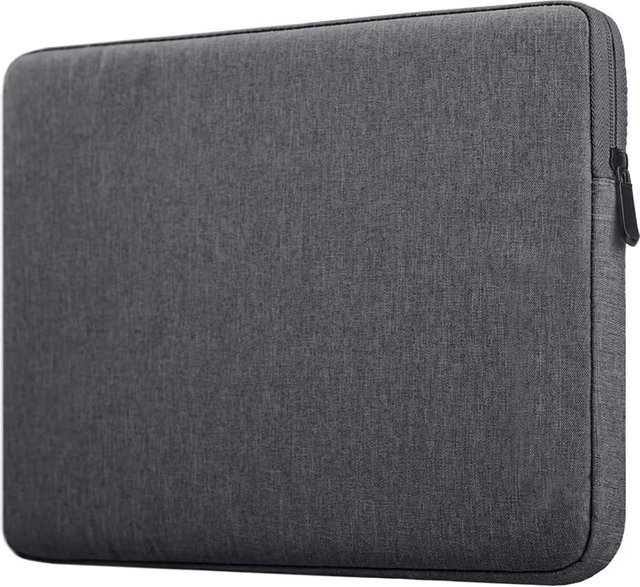 Wasserdichte Laptoptasche und Tablet-Hülle in Grau für MacBook Air Pro, Xiaomi, Dell und Acer Notebooks von 11 bis 15,6 Zoll - Bild 1