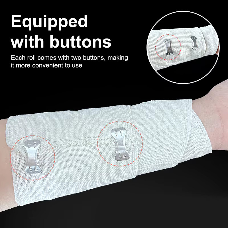 Elastischer Kompressionsverband mit Haken, Unisex - Bild 3