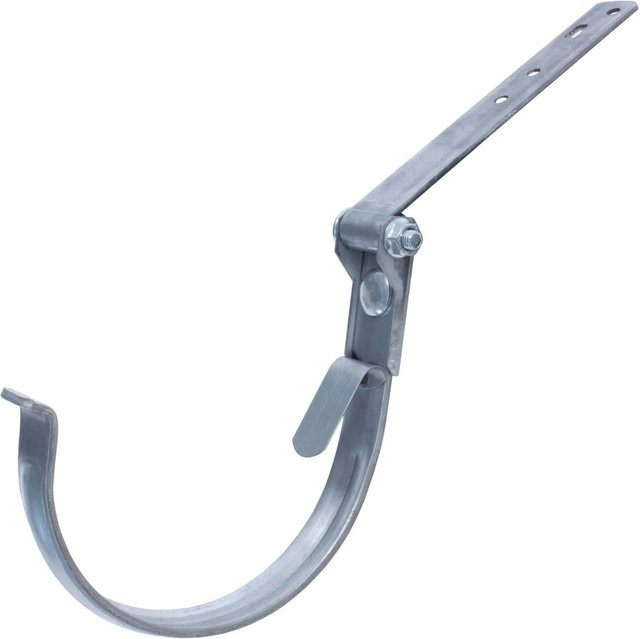 Daprona Rinneisen RG 333 mit Verstellfunktion aus verzinktem Stahl in Silber - Bild 1