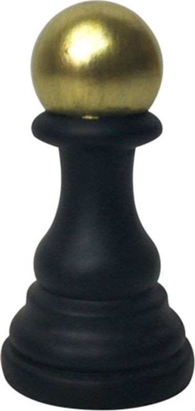 Kidsly Schachfiguren Sammlerfigur aus Kunstharz in Schwarz im Vintage-Design zur Dekoration - Bild 1