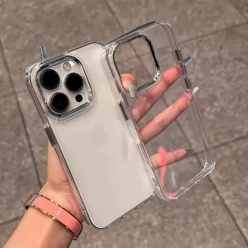 Transparente Silikon-Schutzhülle für Apple iPhone Modelle in klarer Optik - Bild 2