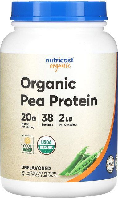 Nutricost Bio-Erbsenprotein geschmacksneutral 907 g - Bild 1