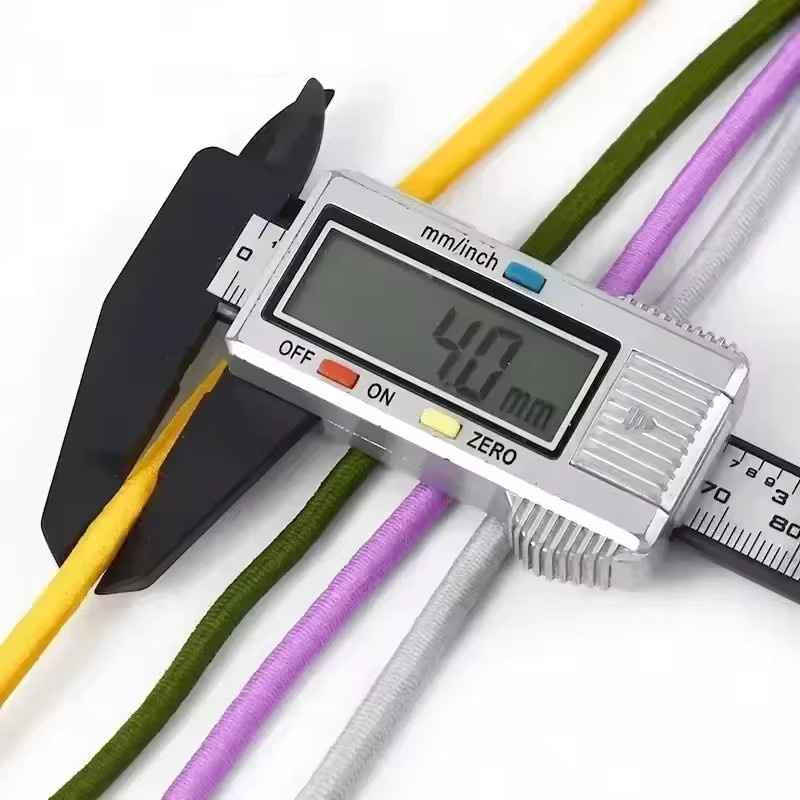 Meetee Elastisches Rundum-Gummiband Mehrfarbig 4mm für Haargummis und Näharbeiten - Bild 3