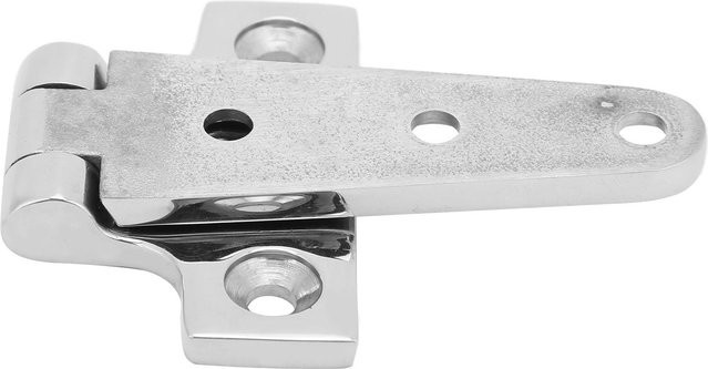 Meterk T-förmige Türscharniere aus Edelstahl in Silber, B/H: 54 x 100 mm - Bild 1