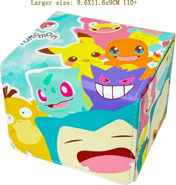 TAKARA TOMY Pokémon Deck Box, Sammelkarten Aufbewahrung, PU Leder - Bild 1