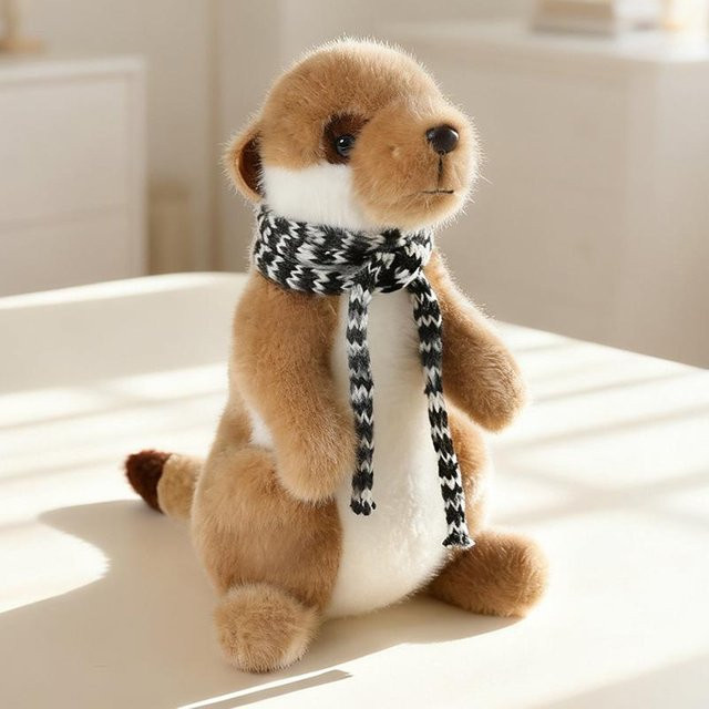 Realistisches Erdmännchen Plüschtier, Plüschpuppe, ab 3 Jahren - Bild 1