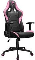 Gaming-Stuhl COUGAR Armor Elite EVA in Schwarz-Pink mit Kopfstütze und verstellbarer Gewichtsanpassung aus PVC-Leder und Stahl - Bild 1