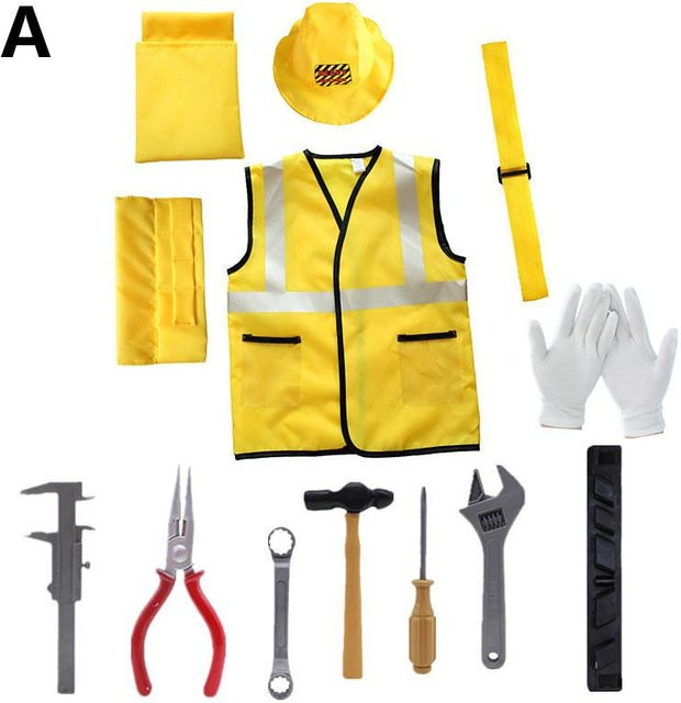 Bauarbeiterkostüme für Kleinkinder Jungen, Verkleidungskleidung, Set / Bundle - Bild 1