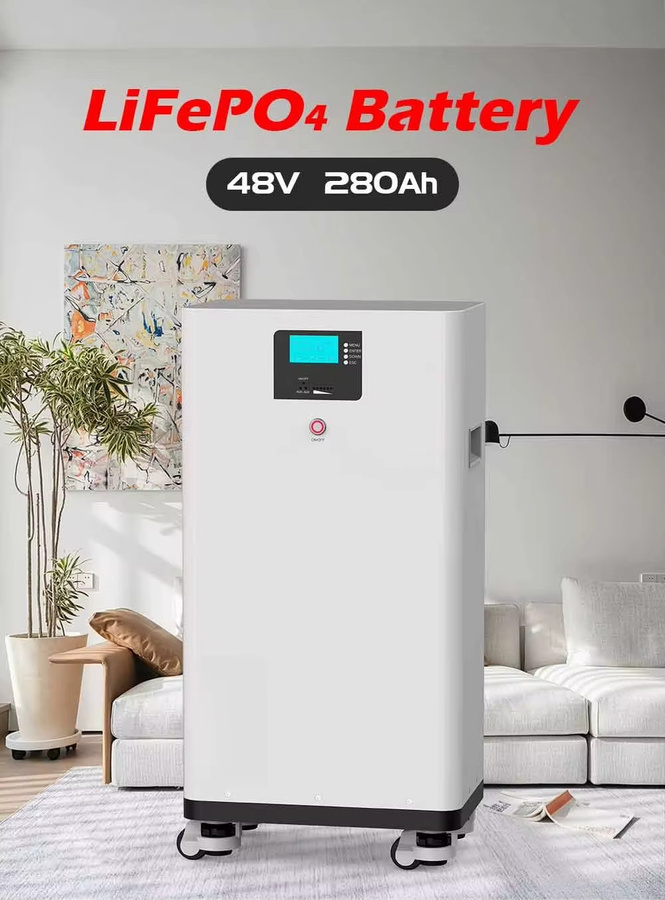 51,2 V 280 Ah LiFePO4 Hybrid-Gitter-Lithiumbatterie für dein Heim-Solarsystem in Weiß - Bild 2