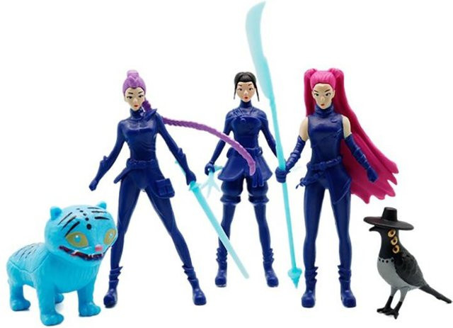 Fashnics Kpop Dämonenjäger Action-Modellfigur 5-teiliges Set - Bild 1