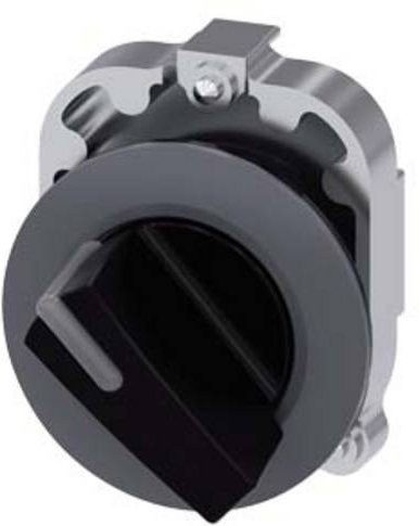 Siemens Knebelschalter 3SU1062-2DC10-0AA0 Schwarz 1 x 45° bündig montiert - Bild 1
